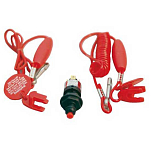 Talamex 14551102 Universal Цепной выключатель с кабелем 10 единицы Красный Red