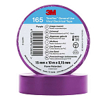 3M 4480048-UNIT Temflex 165 10 m Электроизоляционная лента Фиолетовый Purple 15 mm