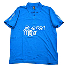 Купить Benzar mix 74010-724 Поло с короткими рукавами Logo Голубой Blue XL 7ft.ru в интернет магазине Семь Футов