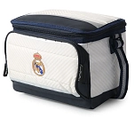 Real madrid AZRM10005798-UNIT Мягкий портативный охладитель Ultimate 24.13x16.51x16.51 cm Белая White / Blue