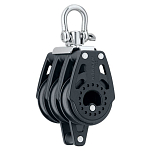 Harken 2641 Carbo Triple Block 40 mm With Becket Черный Black / Silver