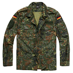 Brandit 4221-14-3XL Рубашка с длинным рукавом BW Field Зеленый Flecktarn 3XL