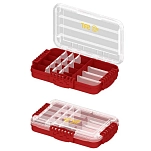 Sert sevep30762ca коробка для мелких деталей 30762CA Clear / Red 36x23x8 35.5 x 22.5 x 7.9 cm