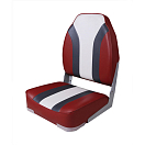 Купить Сиденье мягкое складное High Back Rainbow Boat Seat, красно-белое Newstarmarine 75107RCW 7ft.ru в интернет магазине Семь Футов