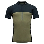 DEVOLD OF NORWAY GO245511A-284A-S Базовый слой с коротким рукавом Lauparen Merino 190 Ink / Lichen / Black S