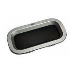 Иллюминатор глухой из анодированного алюминия Gebo Econoline 81.71.00.05 347х171 мм серебристый акриловое стекло