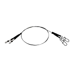 Effzett 56400 Kink-Free Titanium Лидер 0.3 M  Black S