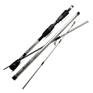 Купить Mustad MR023-BCS2-M-7 Basscraft Спиннинговая Удочка  Silver / Black 2.13 m 7ft.ru в интернет магазине Семь Футов