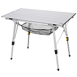 Aktive 63052 Складной кемпинговый стол  Alum 90x51x45-70 cm