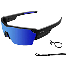 Купить Ocean sunglasses 3801.1X поляризованные солнцезащитные очки Race Shinny Black Blue Nosepad / Tips/CAT3 7ft.ru в интернет магазине Семь Футов