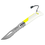 Opinel 2320 No 08 Outdoor Yellow Pocket Knife Белая  Silver