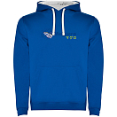 Купить Kruskis SU1067060501K042 Толстовка с капюшоном Maguro Two-Colour Голубой Royal Blue / White 3XL 7ft.ru в интернет магазине Семь Футов
