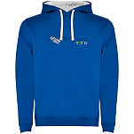 Kruskis SU1067060501K042 Толстовка с капюшоном Maguro Two-Colour Голубой Royal Blue / White 3XL