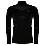 Odlo 196872-60056-XXL Базовый слой с длинным рукавом Fundamen Черный Black / Graphite Grey 2XL