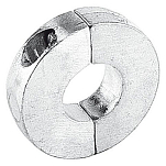 Talamex 45812025 Вал анод плоский Zinc Серебристый Grey 25 mm 