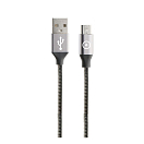 Купить Muvit TGUSC0010 USB-кабель к Micro USB Metal Flexible 2A 1.2 M Серый Grey 7ft.ru в интернет магазине Семь Футов