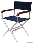 Director folding chair navy blue polyester, 48.353.16