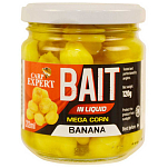 Carp expert 98004225 Mega Bait 212ml Банановая жидкая сладкая кукуруза Natural