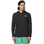 Oakley FOA404288-02E-M Футболка с длинным рукавом и капюшоном с защитой от ультрафиолета Rainbow RC Hooded Черный Blackout M