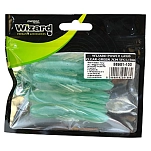 Wizard 86951-100 Мягкий приманка Bass Grub 70 mm 5 Единицы Clear Green
