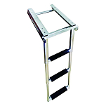 Forniture nautiche italiane 3030293 3 Шаги Нержавеющая сталь Сталь Лестница Серебристый Silver