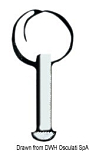 SS clevis pin without ring 4mm x 15mm, 37.106.18B