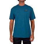 Salty crew 20035707-SLATE-XXL Футболка с коротким рукавом Soarin premium Голубой Slate 2XL