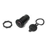 Панель с двойным USB Type-C разъемом SUNFINE (QC3.0, MAX:36W) (QC4.0, MAX:60W) SF51881-1