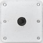 Swivl-eze 148-67729t-unit Базовая пластина Locknpin 3/4 7X7 Zp Grey 40x35x7