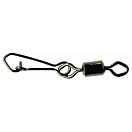Купить Mustad MA026-BN-6-10 MA026-BN Rolling Diamond Eye&J-Snap Вертлюги Черный Black Nickel 6  7ft.ru в интернет магазине Семь Футов