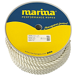 Marina performance ropes 0625.100/BL8 Marsella MT 100 m Веревка Золотистый White 8 mm 