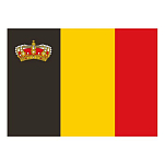 Talamex 27303120 Belgium With Crown Красный  Black / Yellow / Red 20 x 30 cm 