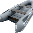 Надувная лодка ПВХ SOLAR-350 К (Оптима), cерый SLR350k_opt_grey