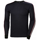 Купить Helly hansen 48800_597-M Базовый слой с длинным рукавом Lifa Stripe Crew Голубой Navy M 7ft.ru в интернет магазине Семь Футов