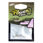 Fiiish PWT1489 Power Tail Fresh Water Крючки С Одним Глазком 7 единицы измерения Бесцветный Silver 10 