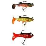 Wizard 86911-256 Мягкий приманка Swimbait Long 76 mm RedHolo
