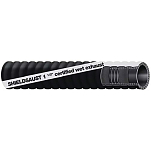 Shields 88-2523121 Series 252 Гофрированный выхлопной шланг с проволокой  Black 8.89 cm