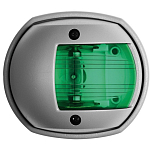 Бортовой огонь Sphera Design Compact 12 зелёный 112,5° 12В 10Вт 80x70x42мм видимость 1 миля в корпусе из серого АБС-пластика для судов до 12м, Osculati 11.408.62