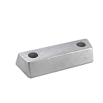 Enrico polipodio 2626507 AQ 280-290 Single Prop Цинковый стержень Анод  Silver 130 x 44 x 26 mm 