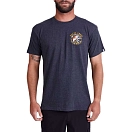 Купить Salty crew 20035493-CHARHEA-L Футболка с коротким рукавом Rainbow Premium Голубой Charcoal Heather L 7ft.ru в интернет магазине Семь Футов