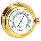 Купить Термометр-иллюминатор Barigo Poseidon 1329MS 120x35мм Ø85мм из полированной латуни 7ft.ru в интернет магазине Семь Футов