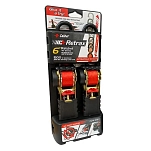 Caliber 581-13412 выдвижной ремешок 1.82 m  Black / Red 25.4 mm