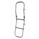 Купить Forniture nautiche italiane 3030335 Надувные лодки из алюминия 3 Ступенчатая лестница Silver 100 x 27 cm  7ft.ru в интернет магазине Семь Футов