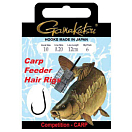 Купить Gamakatsu 140306-01200-00018-00 Booklet Carp Hair 3310Б Палатка Крюк 0.180 Mm Черный Bronze 12  7ft.ru в интернет магазине Семь Футов