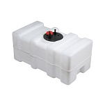 Жёсткий водяной бак Can-SB 01.2062 55л 650х350х300мм шланг Ø17/19мм для пресной воды из полиэтилена белый