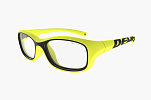 Спортивные очки с диоптриями Demetz Softness R / Lime / Black Colorless Cat.0, softness4201i051