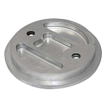 Super marine ANO412 Mercury Verado Цинковая пластина Анод  Grey 129.28 x 17.52 mm