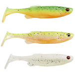 Savage gear SVS76998 Fat Minnow T-Tail Мягкая приманка 105 mm 11g Chartreuse Pumpkin