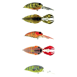Molix SCDRR-577 Sculpo DR Rattlin USA Floating 55 Mm 14g Многоцветный 577