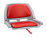 Кресло складное мягкое TRAVELER, цвет серый/красный Springfield 1061114C